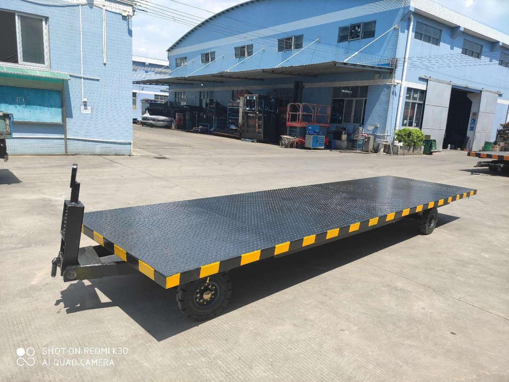 2噸平板拖車 無動力牽引工具拖車案例